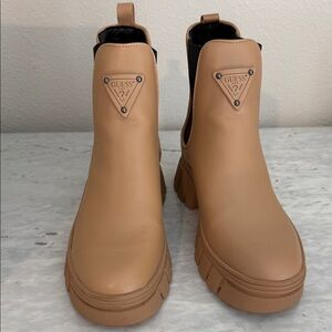 GUESS Women's Camel Ankle Booties